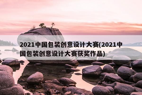 2021中国包装创意设计大赛（2021中国包装创意设计大赛获奖作品）